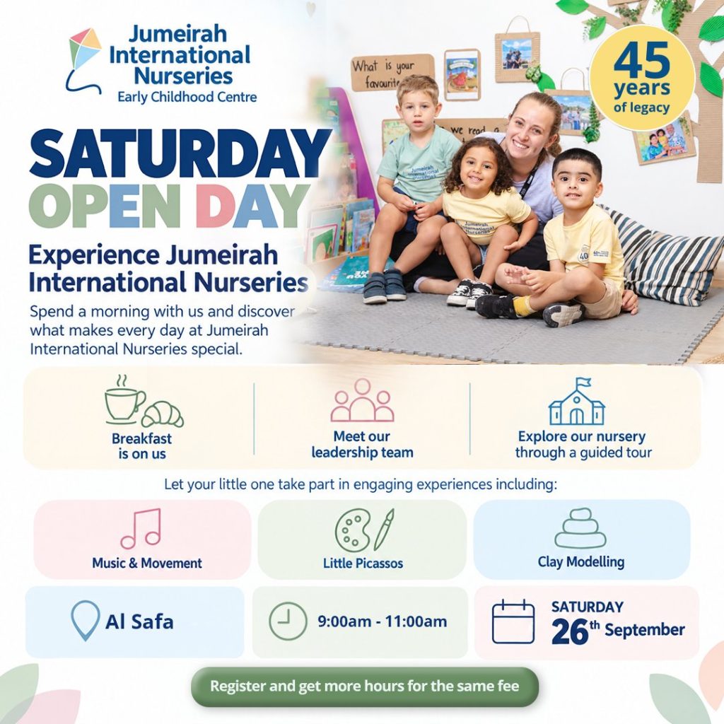 Saturday Open Day at Jumeirah Nurseries