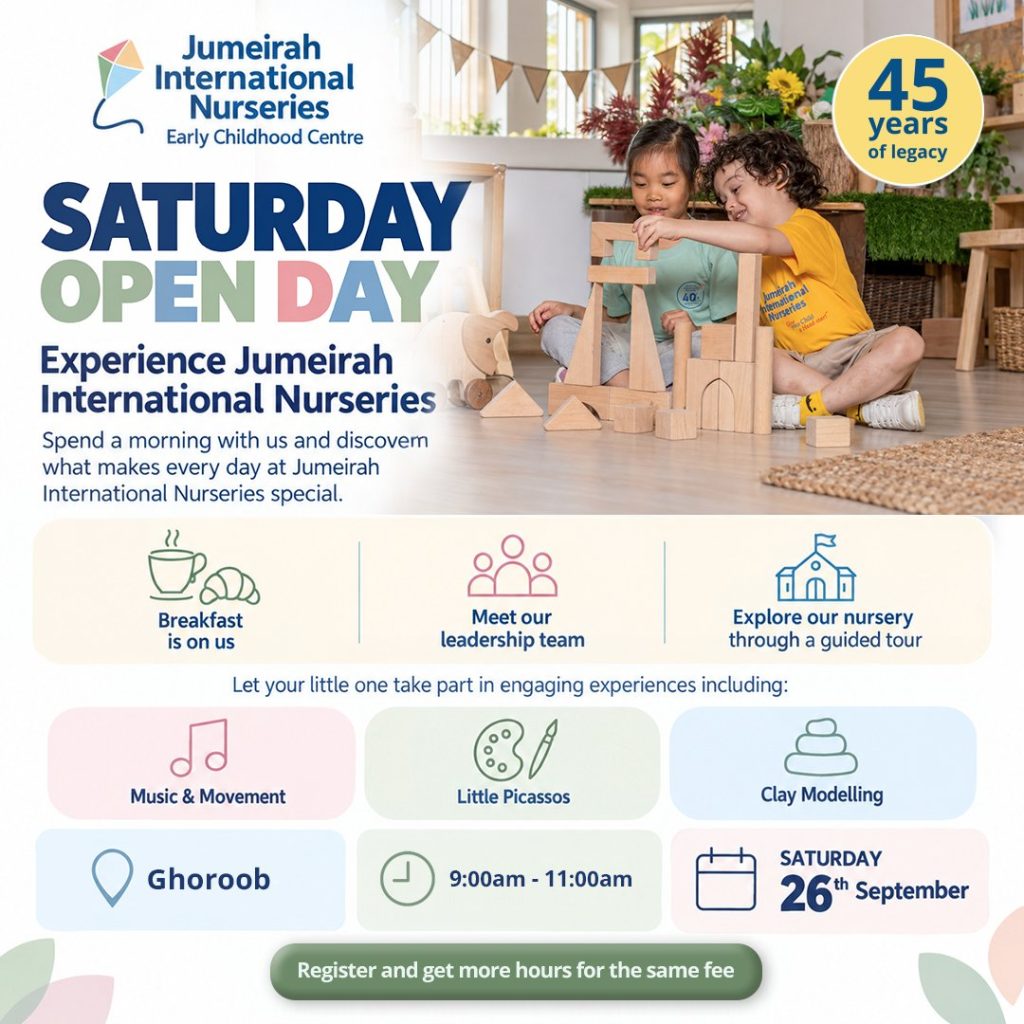 Saturday Open Day at Jumeirah Nurseries